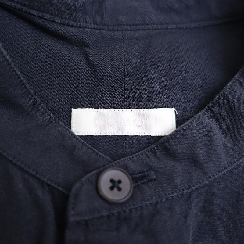 COMOLI（コモリ） 【定価4.1万】コモリ *バンドカラーシャツワンピース