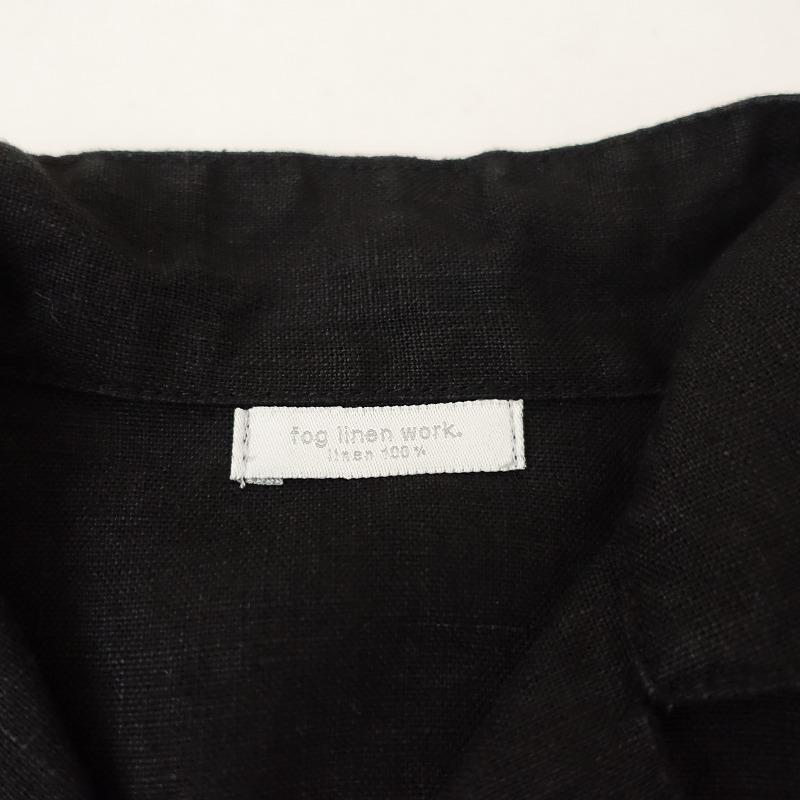 フォグリネンワーク fog linen work×hal *リネンオープンカラー