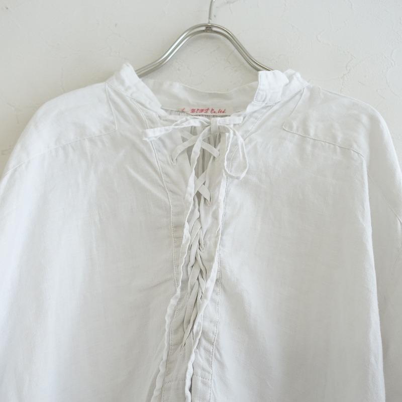 DEPT 【定価3.9万】デプト *majotae tunic レースアップギャザー 