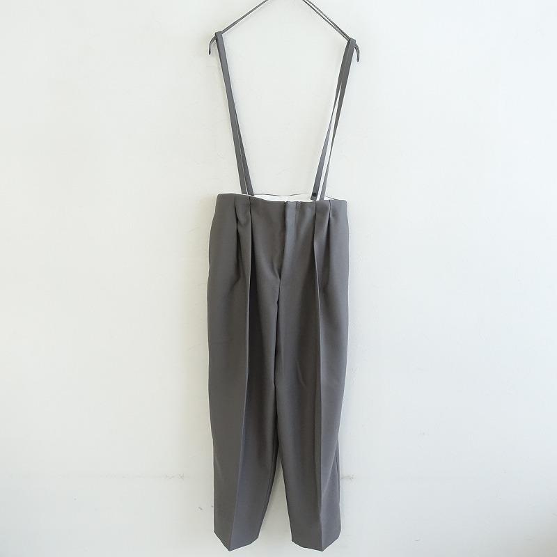 ローヘン LOHEN *サスペンダーパンツ*36ダークグレーテーパード