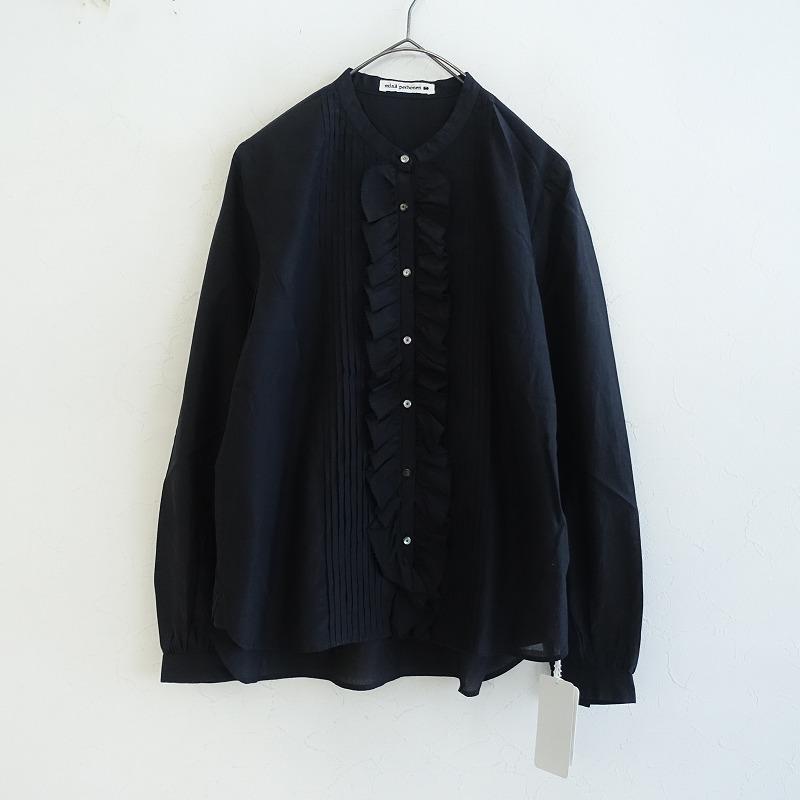 定価4.9万】ミナペルホネン mina perhonen *moon light シルクコットンピンタックフリルブラウス*38黒(33-2407-732)【82H42】  : 33-2407-732 : ブランド古着買取drop - 通販 - Yahoo!ショッピング