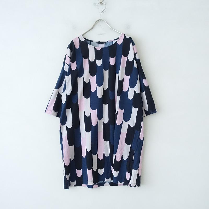美品】マリメッコ marimekko *Ritari コットンプリントカットソー 