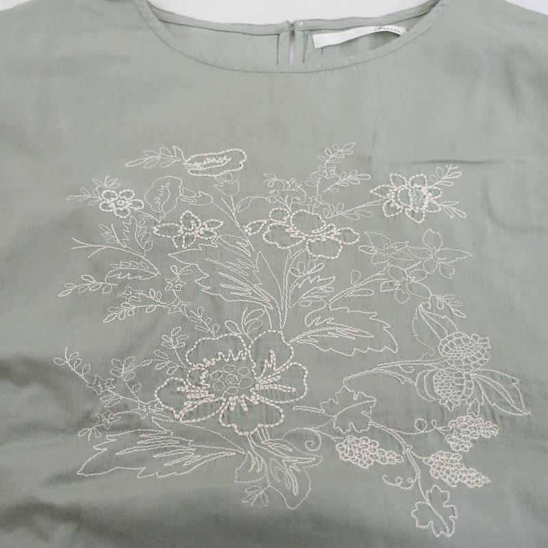 Fanaka ファナカ *コットン刺繍プルオーバーブラウス*シャツライト  