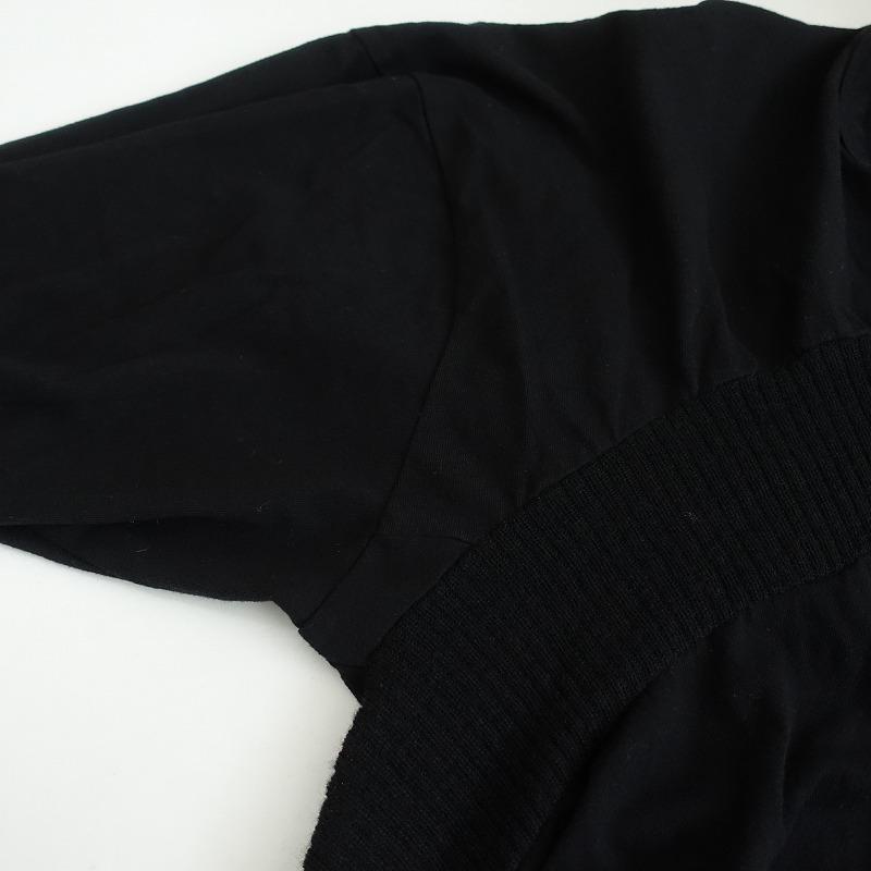 ワイズ Y's *アシンメトリーデザインニット切替プルオーバー*2ヨウジ