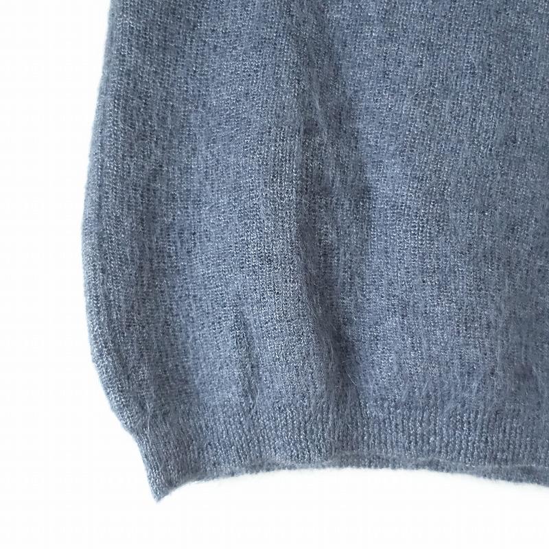 SLOANE 【定価3.5万】スローン *14Gモヘア×シルク畔編みクルーネック 