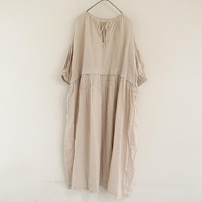 nest Robe 【定価2.6万】ネストローブ *Upcycle Lino ギャザー nest Robe 【定価2.6万】ネストローブ *Upcycle Lino ギャザー