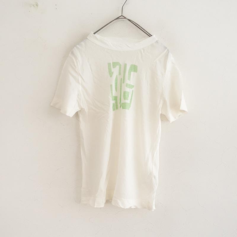 45rpm シルクプリントTシャツ