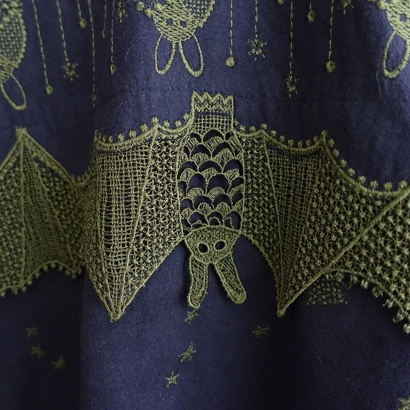marble SUD（マーブルシュッド） *Bat Lace プルオーバー*コウモリ