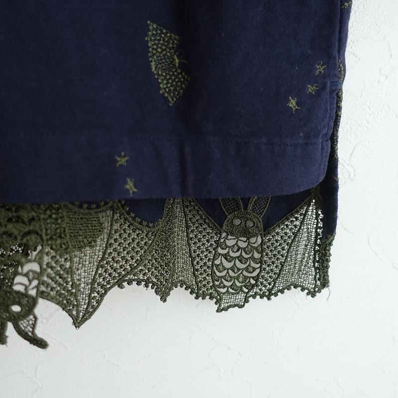 marble SUD（マーブルシュッド） *Bat Lace プルオーバー*コウモリ