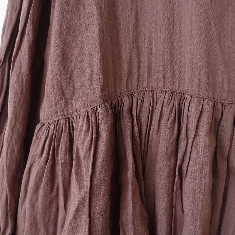 ICHI（イチ） 【定価1.7万】イチ *リネンコットンピンタックボリューム