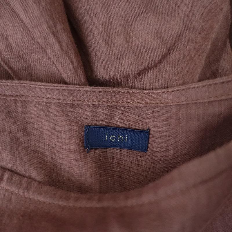 ICHI（イチ） 【定価1.7万】イチ *リネンコットンピンタックボリューム