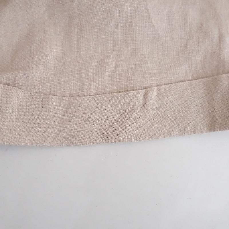 フォグリネンワーク fog linen work *バックリボンリネン半袖プル 