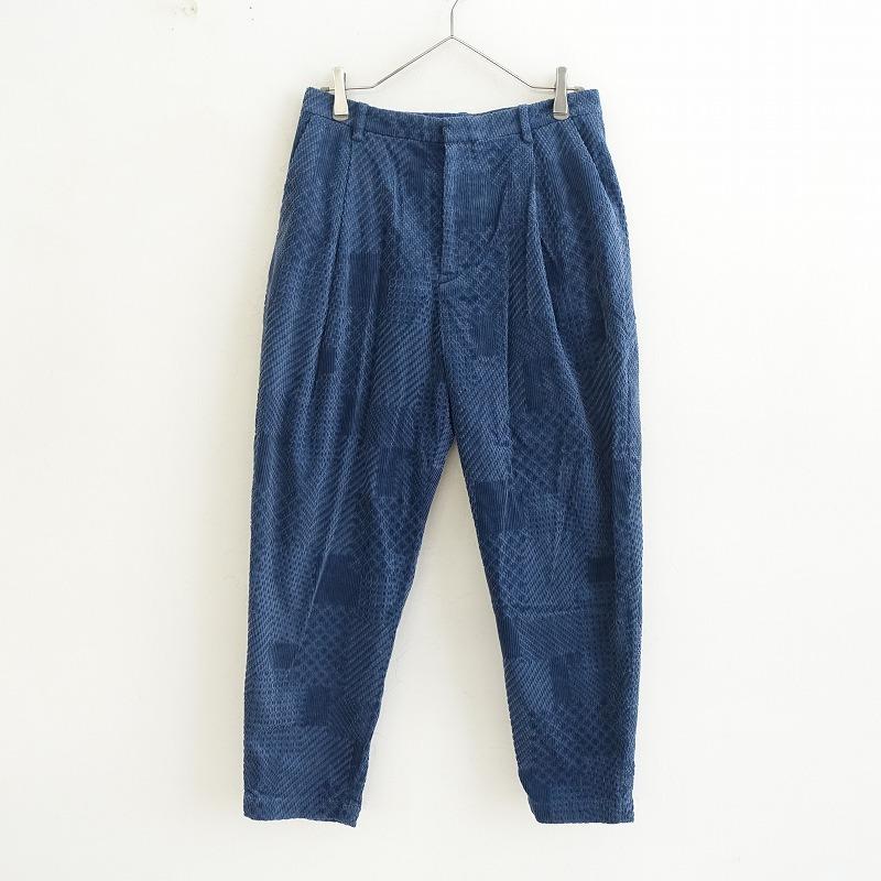 ミナペルホネン　landpuzzle テーパードパンツ　サイズ38 land puzzle パンツ - minä perhonen