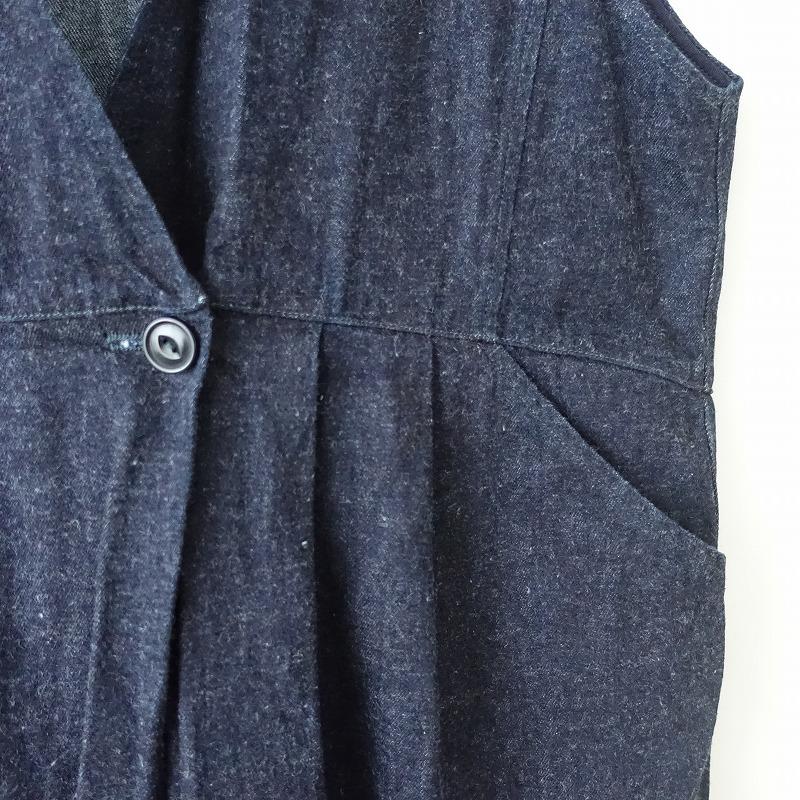 【2024/SS/定価3.4万】ネストローブ nest Robe *Upcycle Lino デニムアシメタックサロペット*Fパンツ(33-2409-522z)【81J42】 【2024/SS/定価3.4万】ネストローブ nest Robe *Upcycle Lino デニムアシメタックサロペット*Fパンツ(33-2409-522z)【81J42】