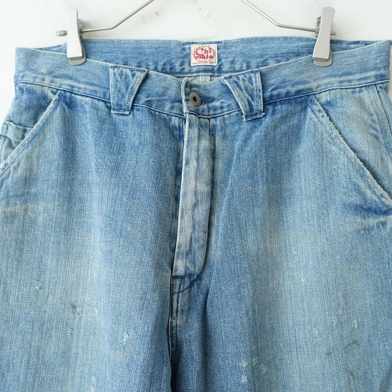 chimala（チマラ） 【定価5.7万】チマラ *デニムペインターパンツ*34
