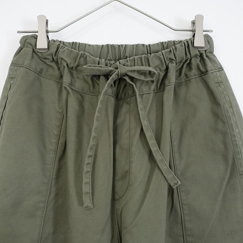 homspun ホームスパン *高密度ウエポンひもワイドパンツ*F homspun ホームスパン *高密度ウエポンひもワイドパンツ*F