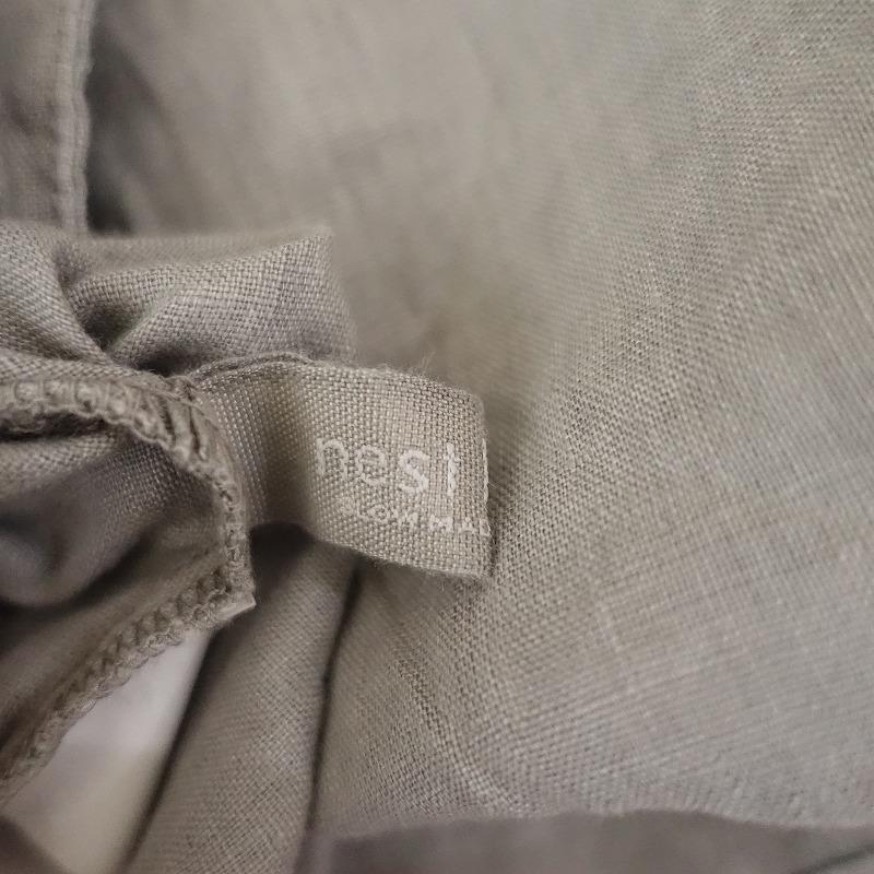 nest Robe 【2024/定価3.6万】ネストローブ *リネンインディゴ墨染め 