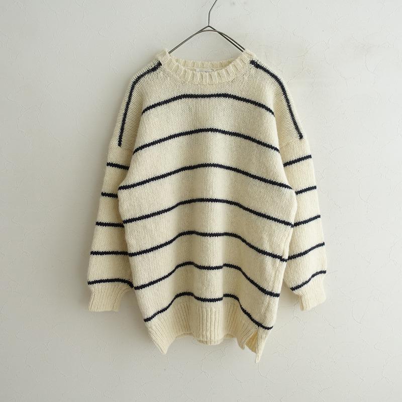 MACALASTAIR 【美品/定価2.3万】マカラスター *ウールニットボーダー 