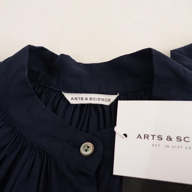 arts&science アーツアンドサイエンス ギャザーブラウス シャツ arts&science アーツアンドサイエンス ギャザーブラウス シャツ