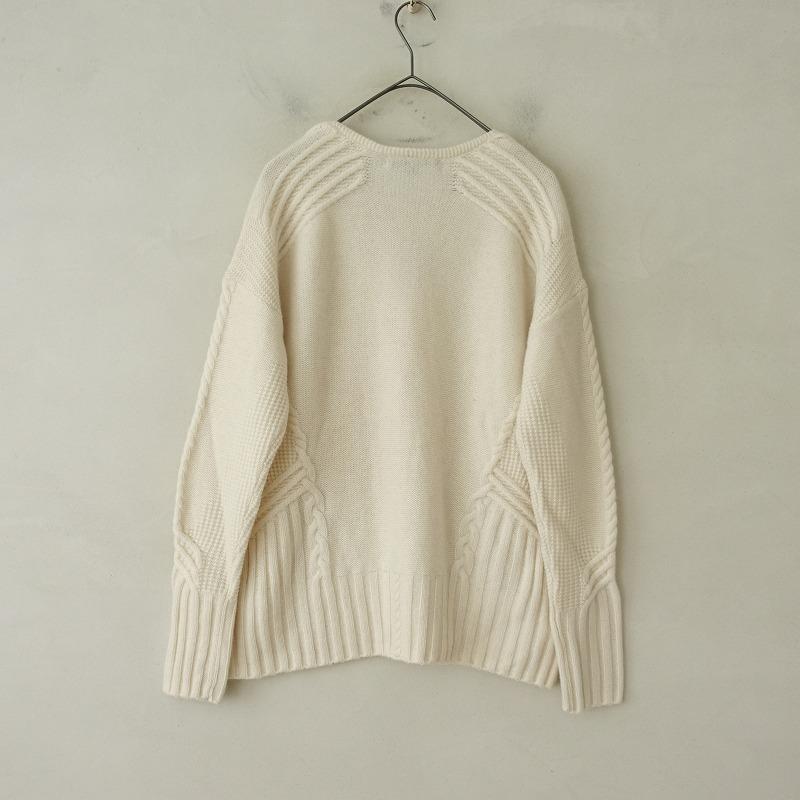 BROOKS BROTHERS ブルックスブラザーズ *カシミヤケーブル編みV