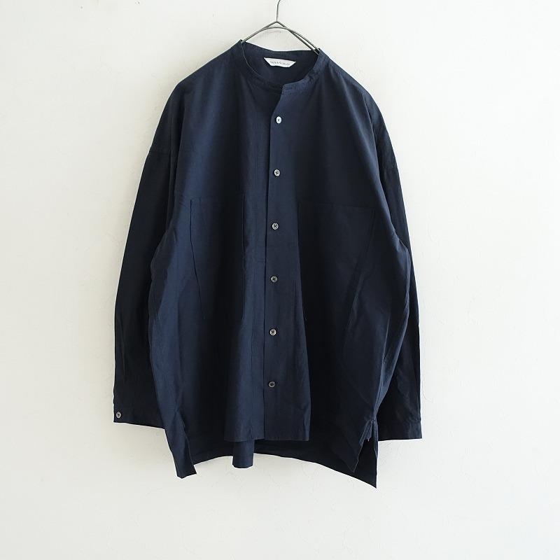 arts&science 襟付ブラウス シャツ ネイビー arts&science 襟付ブラウス シャツ ネイビー