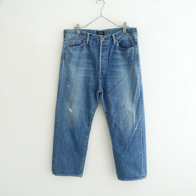 chimala チマラ *ペイント&ダメージ加工セルビッチデニムパンツ chimala チマラ *ペイント&ダメージ加工セルビッチデニムパンツ
