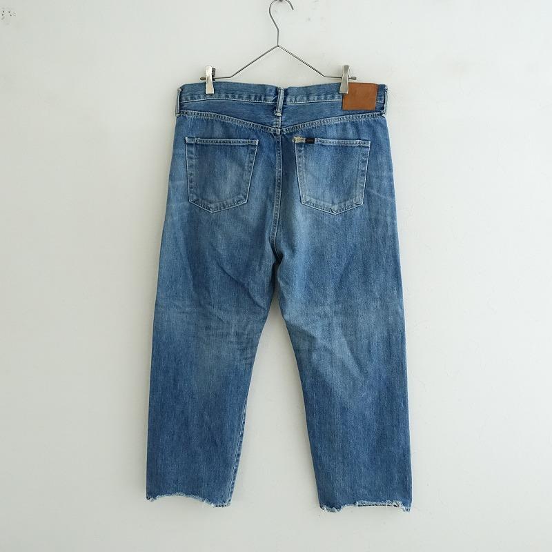 chimala チマラ *ペイント&ダメージ加工セルビッチデニムパンツ chimala チマラ *ペイント&ダメージ加工セルビッチデニムパンツ