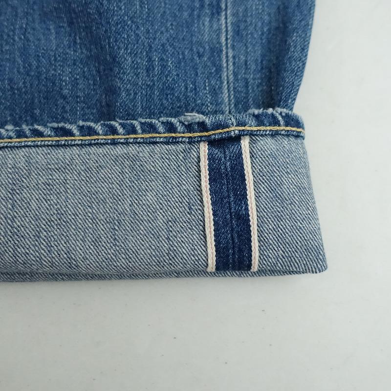 chimala チマラ *ペイント&ダメージ加工セルビッチデニムパンツ chimala チマラ *ペイント&ダメージ加工セルビッチデニムパンツ