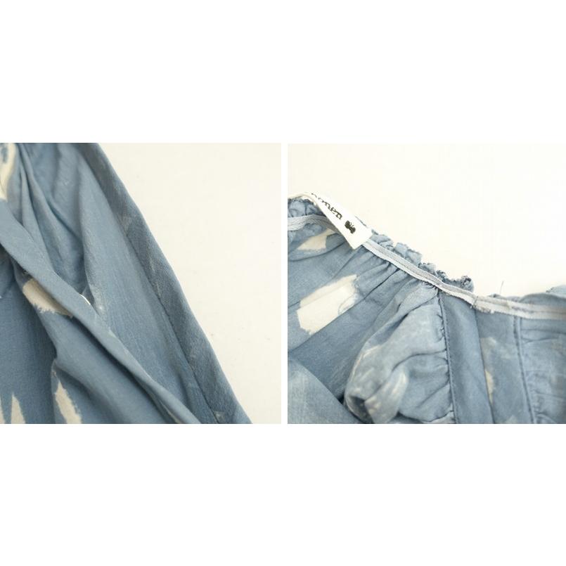 ミナペルホネン konzert ワンピース　36 mina perhonen（ミナペルホネン） *calm シルク混シャツワンピース*36