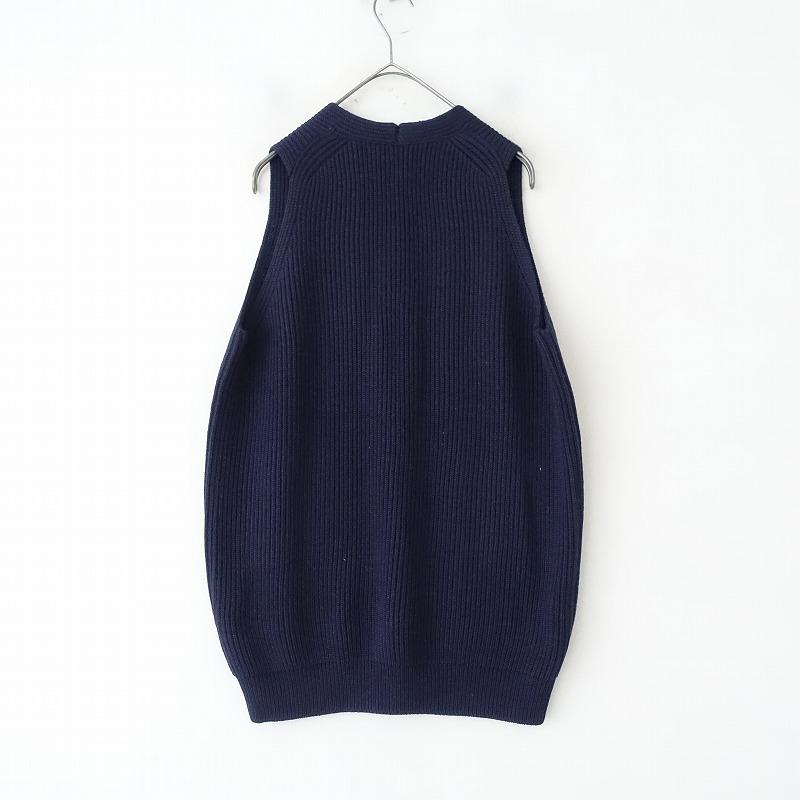 BATONER（バトナー） 【定価1.9万】バトナー *ウール畔編みニットV