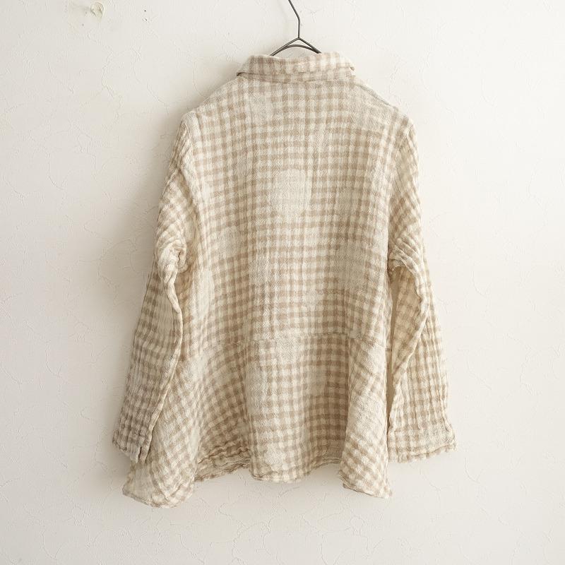 コットンハウスアヤ　CottonHouseAya　コート　日本製　チェック　軽い コットンハウスアヤ Cotton House Aya コート 日本製 チェック