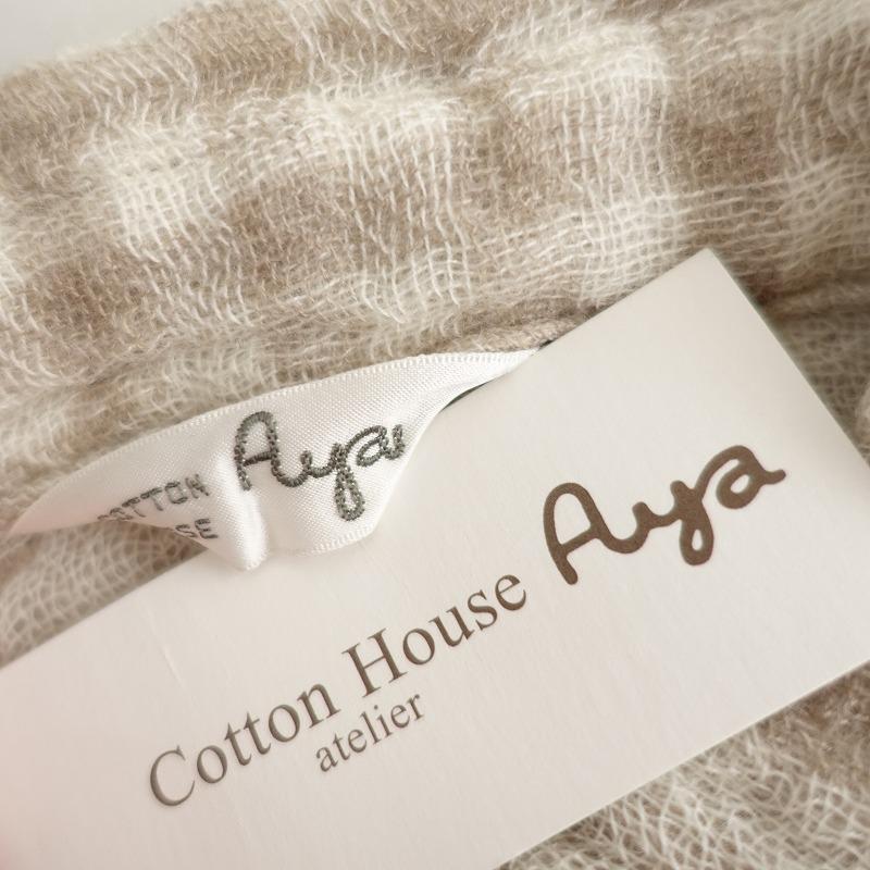 美品/定価2.1万】コットンハウスアヤ cotton house aya *ウールドット