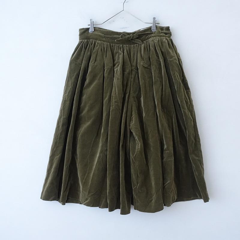 ＹＡＥＫＡ　ＷＲＩＴＥ　ギャザーキュロットパンツ YAECA (ヤエカ) WRITE CULOTTES COTTON LINEN / ライト