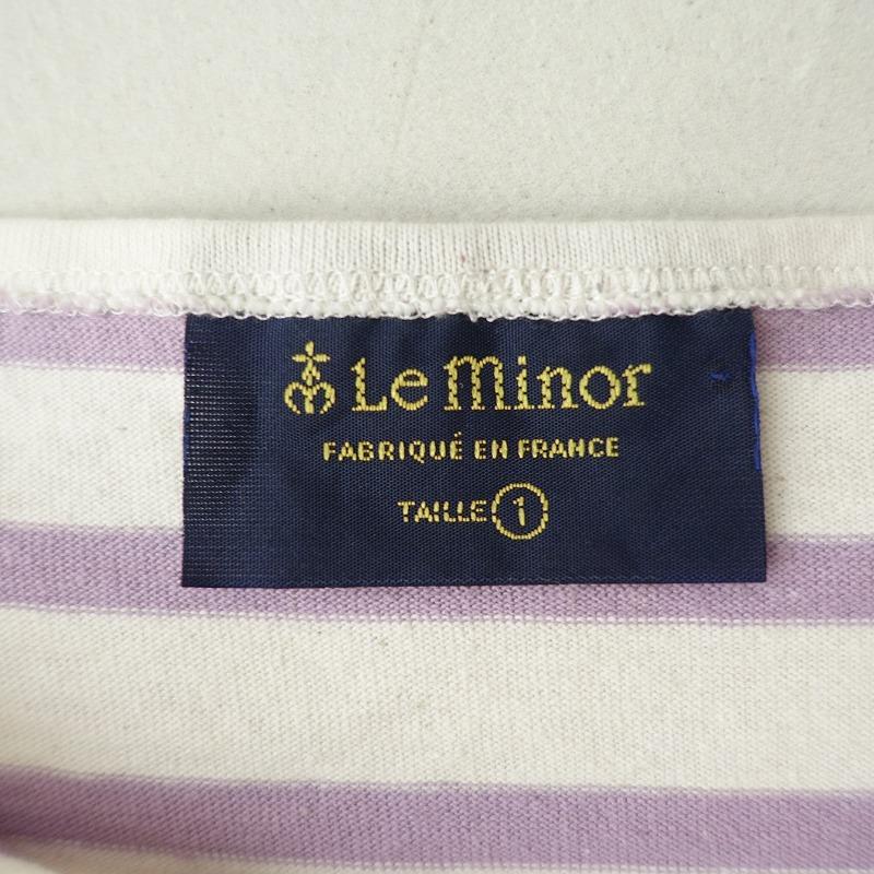 Le Minor ルミノア minor *バスクシャツ*1ボートネック Le Minor ルミノア minor *バスクシャツ*1ボートネック