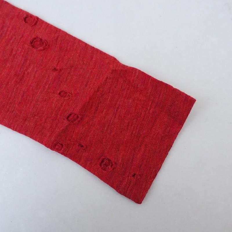 ワイズ Y's *ウール天竺ブロークンカットソー*2赤系レッド長袖Tシャツ