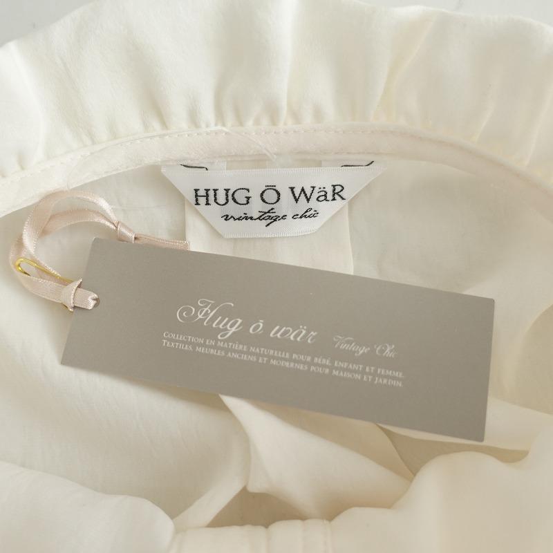 ✨新品✨2024ss HUG O WaR サテンドルマンスリーブフリル ブラウス Hug o war（ハグオーワー） 【定価2.5万】ハグオーワー *サテン