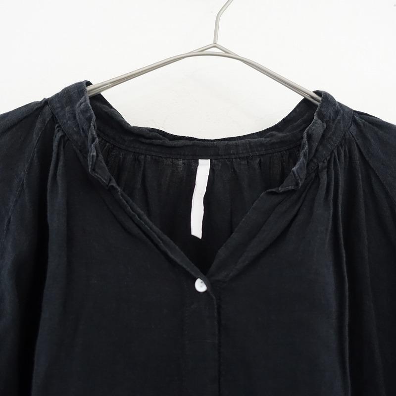 アルテポーヴェラ ARTE POVERA ATPOVA *リネンギャザースタンドカラー 