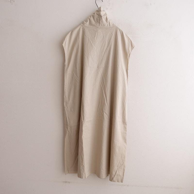Babaghuri ババグーリ *コットンオフタートルノースリーブワンピース*M 