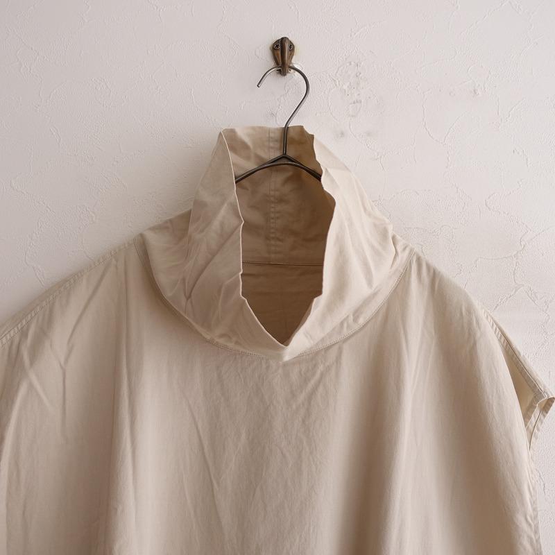 Babaghuri ババグーリ *コットンオフタートルノースリーブワンピース*M  