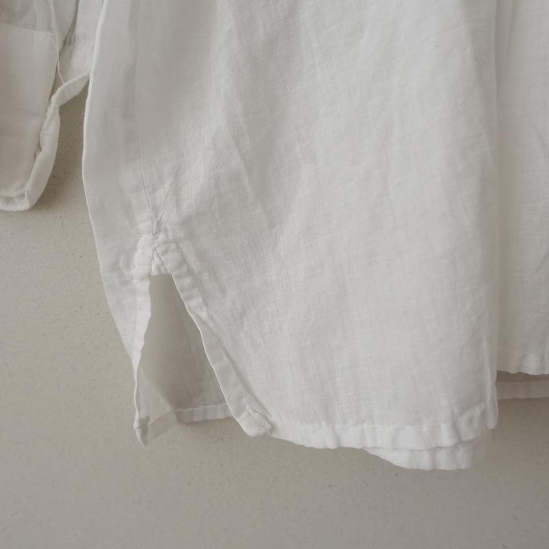 美品　カディアンドコー　ピンタックロングブラウス　チュニック　L　手織り　長袖 美品 カディアンドコー ピンタックロングブラウス チュニック L