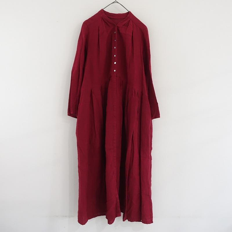 nest Robe ネストローブ *リネンYネックドレス*Fシャツ