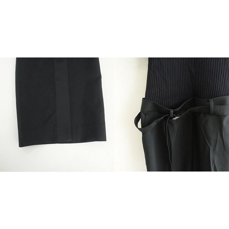 sacai（サカイ） *リブニット切替付け襟サイドラインオールインワン*1