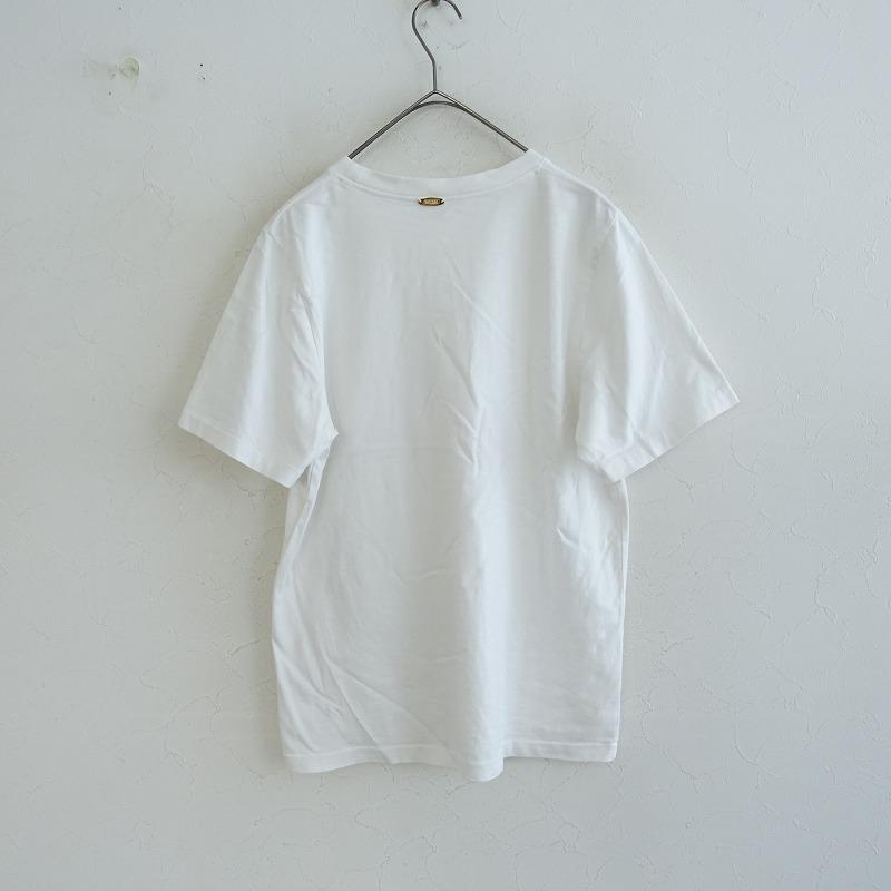 DEUXIEME CLASSE - ●ドゥーズィエムクラス●半袖シャツ　コットン　ホワイト　金プレート ドゥーズィエムクラス ミューズ Deuxieme classe MUSE *コットン