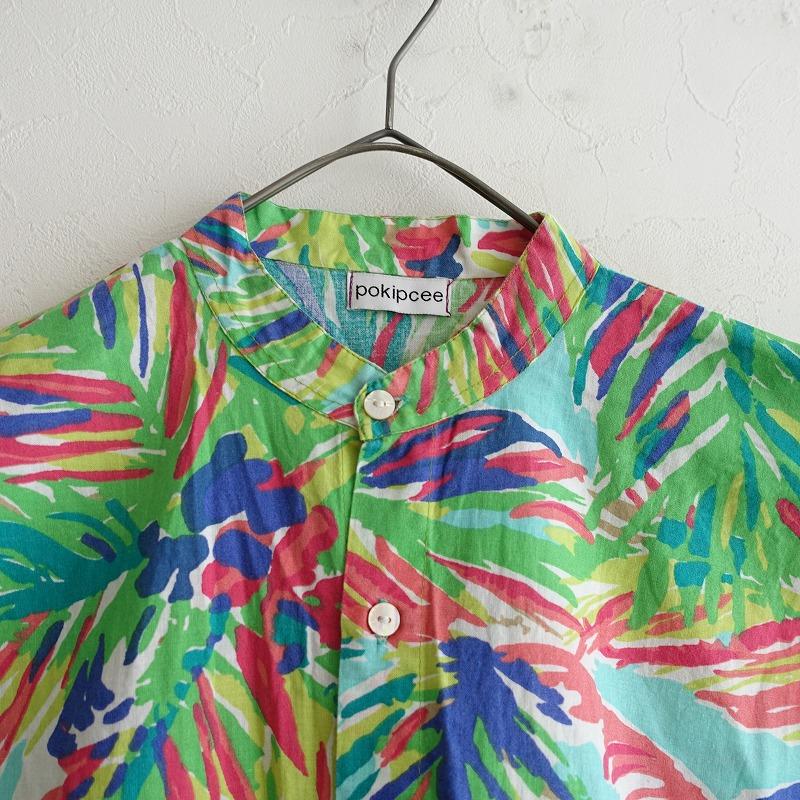 ポキプシー pokipcee *コットンプリントノースリーブオールインワン
