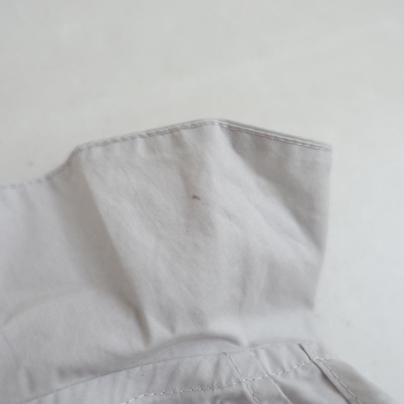 ミディアム -M- medium *コットンピンタックブラウス*ライトグレー