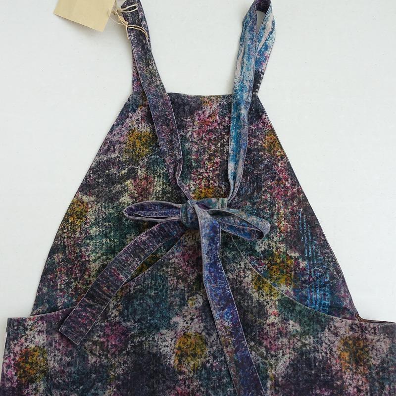 リテラ retela *アンファブリックエプロンワンピース*Fマルチ