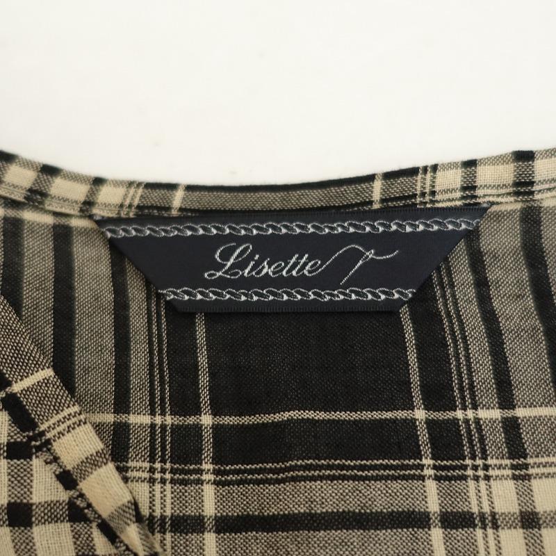 リゼッタ Lisette *チェックティアードワンピース*ライトベージュ 