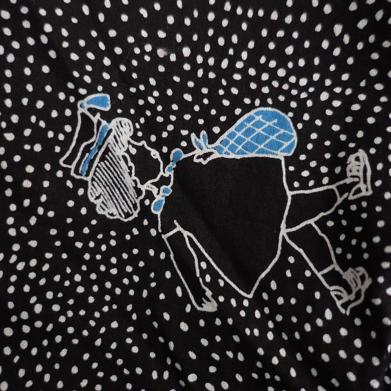 bulle de savon ビュルデサボン *コットンプリント7分袖