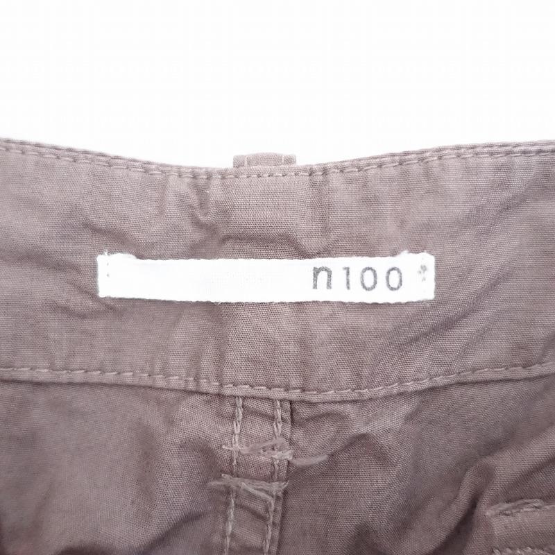 n100 コットンポプリンアーミーパンツ n100 エヌワンハンドレッド *コットンポプリンアーミーパンツ*36