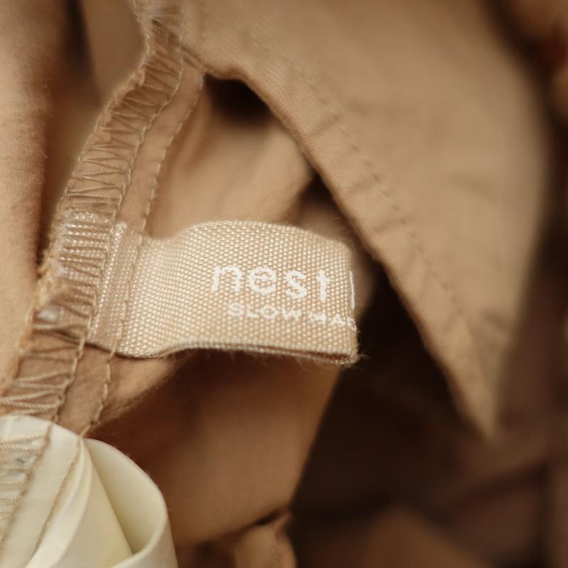 nest Robe（ネストローブ） *コットンラミーワイドイージーパンツ*F